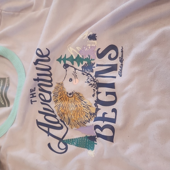 Eddie Bauer Long Sleeve Sleep Shirt - Picture 2 of 4